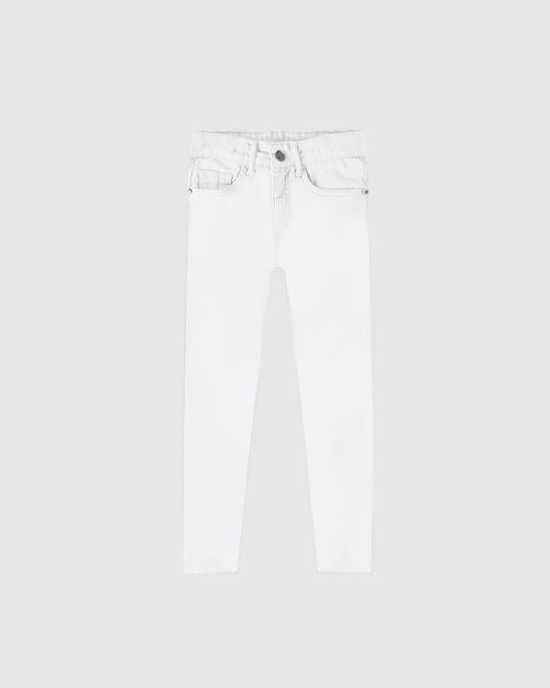 Calça Infantil Menino Skinny Cós Ajustável Sarja Com Elastano Malwee Kids