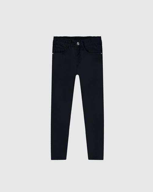 Calça Infantil Menino Skinny Cós Ajustável Sarja Com Elastano Malwee Kids