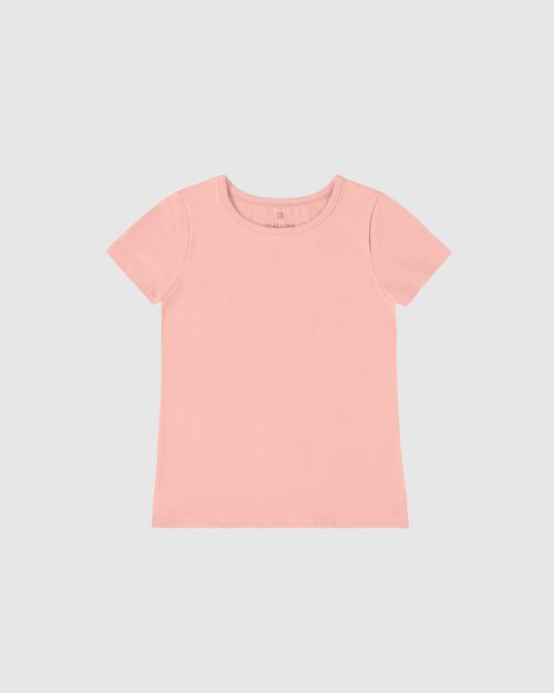 Blusa Infantil Menina Decote Redondo Em Algodão Malwee Kids