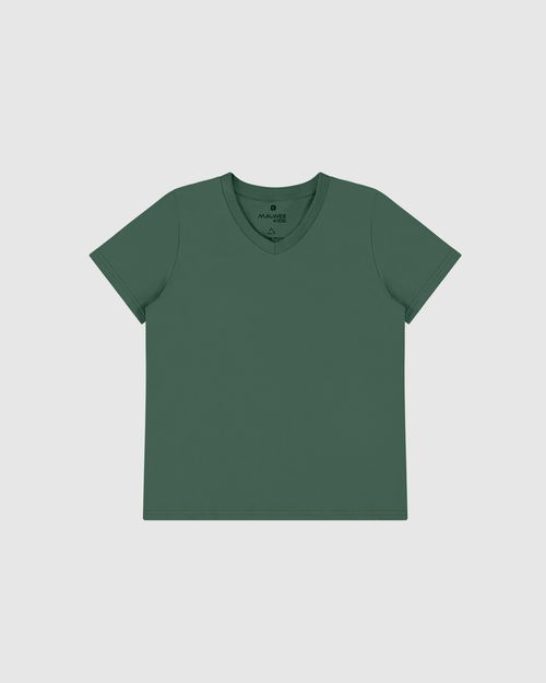 Camiseta Infantil Menino Decote V Em Algodão Malwee Kids