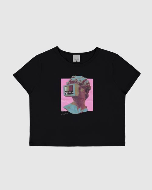 Blusa Menina Creativity Has Stopped Working Em Algodão Malwee Kids