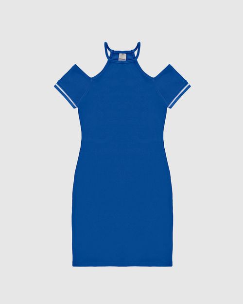 Vestido Menina Abertura Ombro Em Ribana Malwee Kids