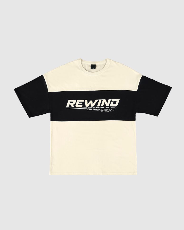 Camiseta Menino Oversized Rewind Em Algodão Malwee Kids