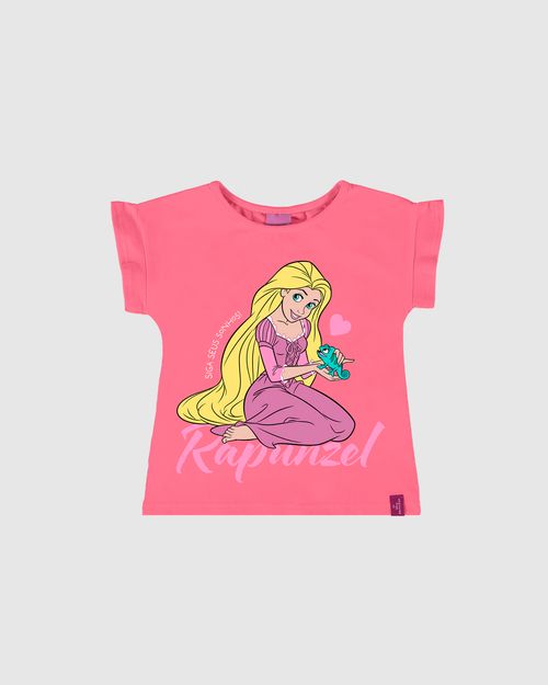 Blusa Infantil Menina Rapunzel Disney Em Algodão Malwee Kids