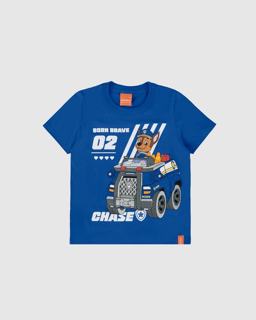 Camiseta Infantil Menino Manga Curta Patrulha Canina Em Algodão Malwee Kids