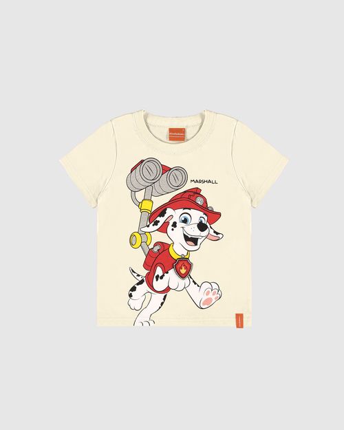 Camiseta Infantil Unissex Personagens Patrulha Canina Malwee Kids