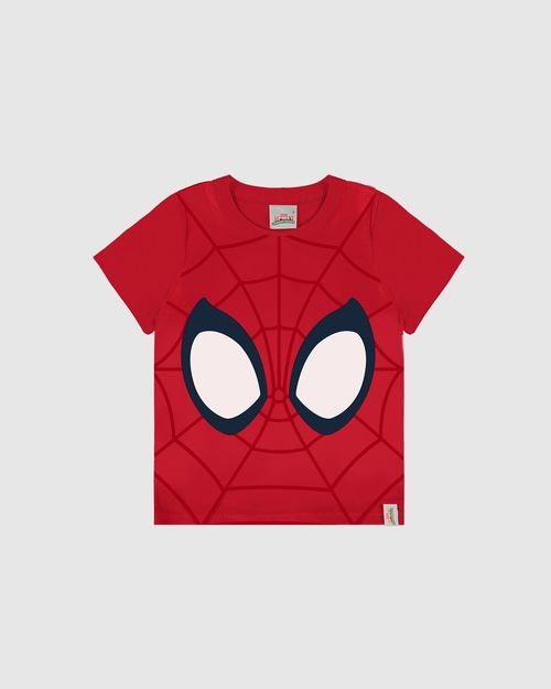 Camiseta Infantil Menino Especial Homem-Aranha Em Algodão Malwee Kids
