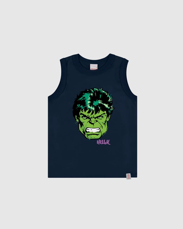 Regata Infantil Menino Homem de Ferro Avengers Em Algodão Malwee Kids