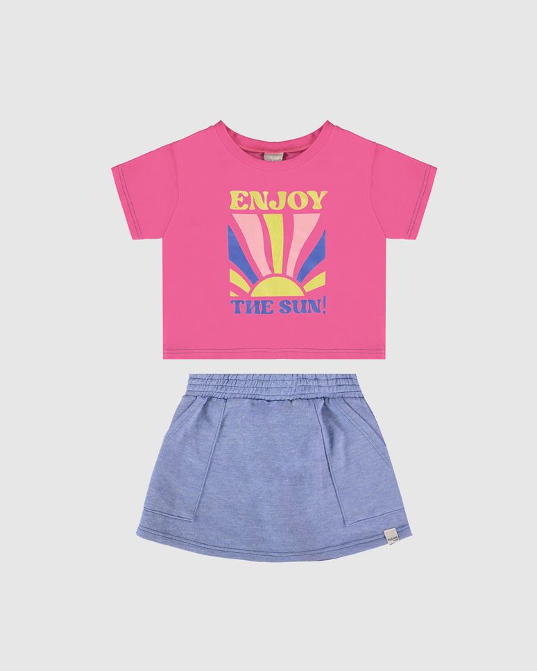 Conjunto Infantil Menina Enjoy The Sun! Malwee Kids