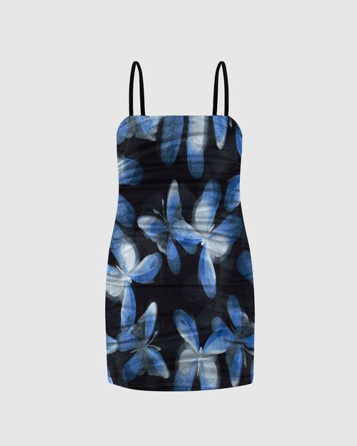 Vestido Menina Alça Fina Em Tule Stretch Malwee Kids