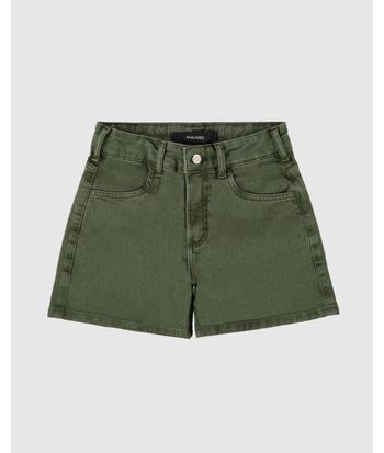 Shorts Menina Amplo Em Sarja Stretch Malwee Kids