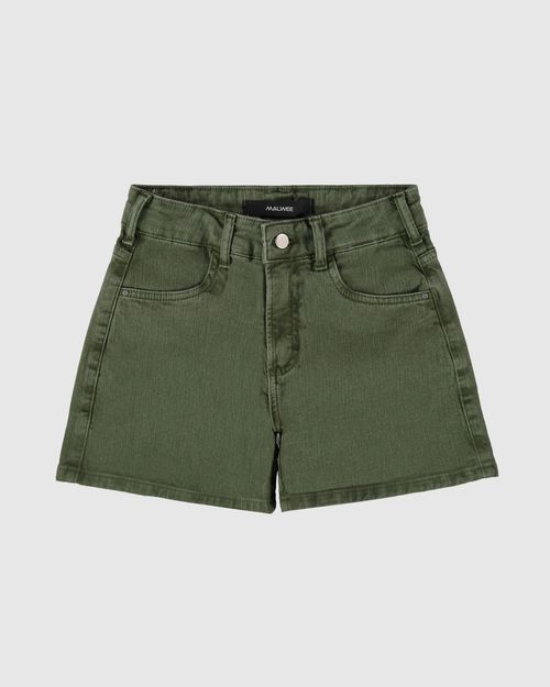 Shorts Menina Amplo Em Sarja Stretch Malwee Kids
