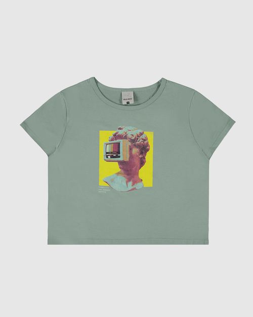 Blusa Menina Creativity Has Stopped Working Em Algodão Malwee Kids