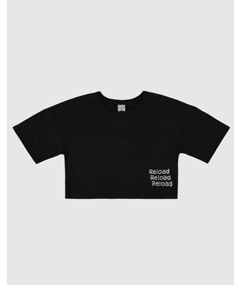 Blusa Menina Box Manga Curta Reload Em Algodão Malwee Kids