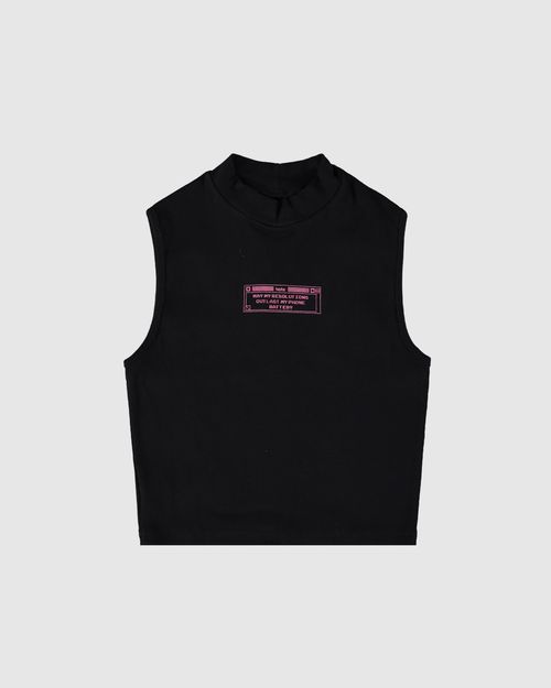 Regata Menina Gola Alta Estampa Lettering Em Ribana Malwee Kids