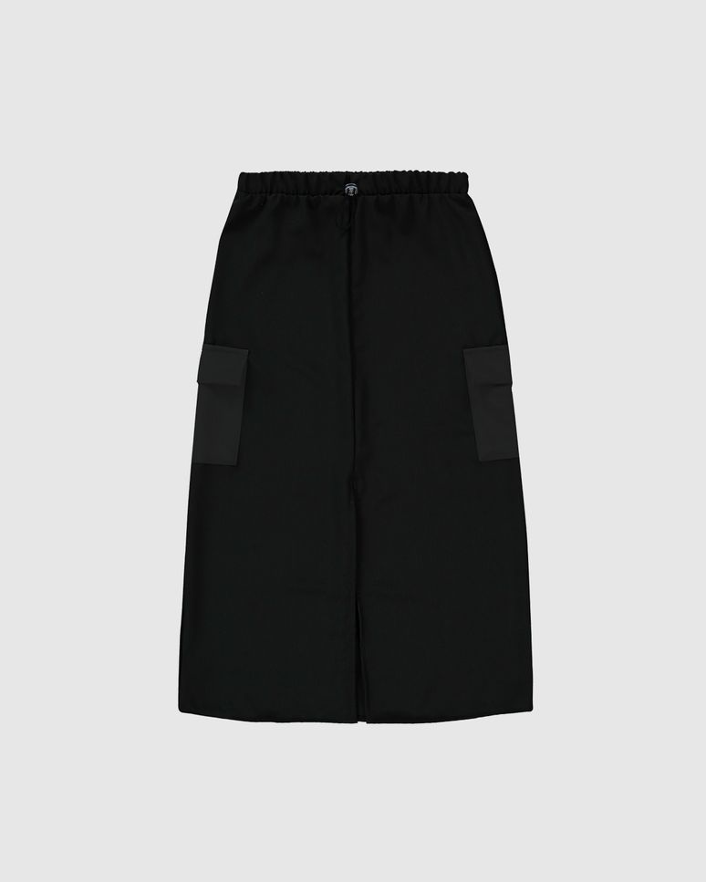 Saia Menina Midi Cargo Fenda Frontal Em Tecido Texturizado Malwee Kids