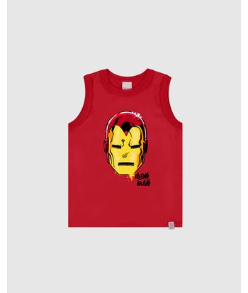 Regata Infantil Menino Hulk Avengers Em Algodão Malwee Kids
