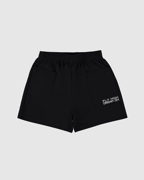 Shorts Menina Amplo Bolso Com Estampa Em Moletinho Malwee Kids