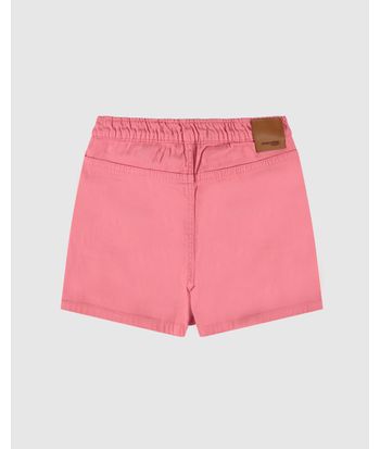 Shorts Saia Infantil Menina Bolso Faca Em Sarja Com Elastano Malwee Kids