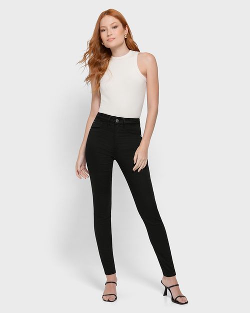 Calça Feminina Super Skinny Em Sarja Com Elastano - ENFIM