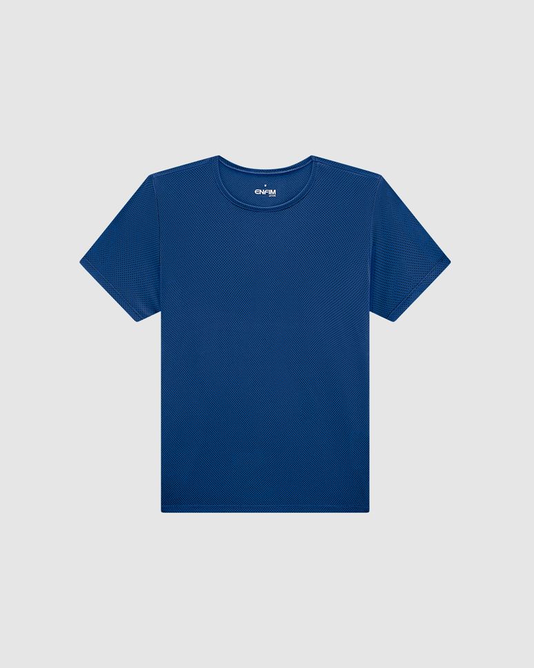Camiseta Masculina Slim Em Malha Dry Enfim