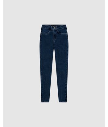Calça Skinny Feminina Bolso Funcional Em Jeans Com Elastano - ENFIM