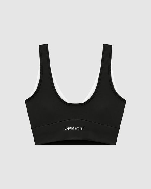 Top Regata Esportivo Decote Franzido Em Malha Com Proteção UV50+ - ENFIM