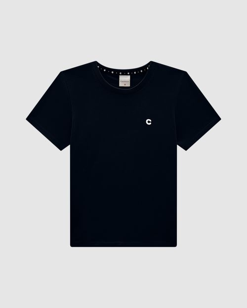 Camiseta Menino Manga Curta Em Algodão - Carinhoso