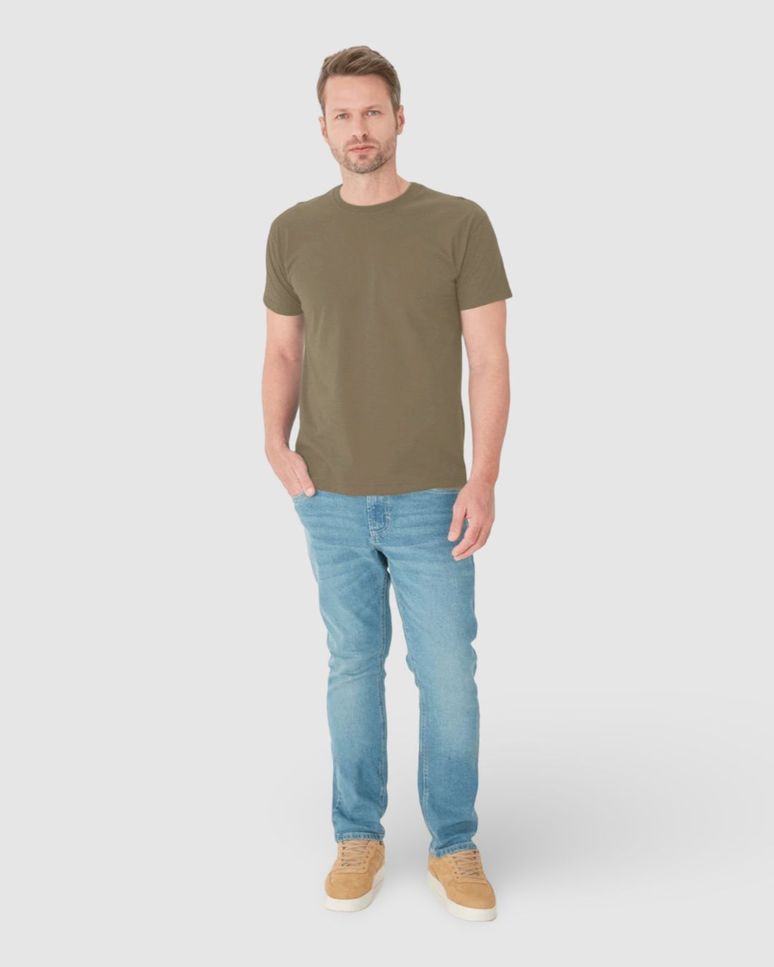 Camiseta Original Masculina Decote Redondo Em Algodão