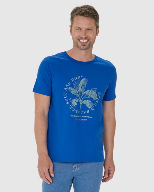 Camiseta Masculina Being In Balance Em Algodão