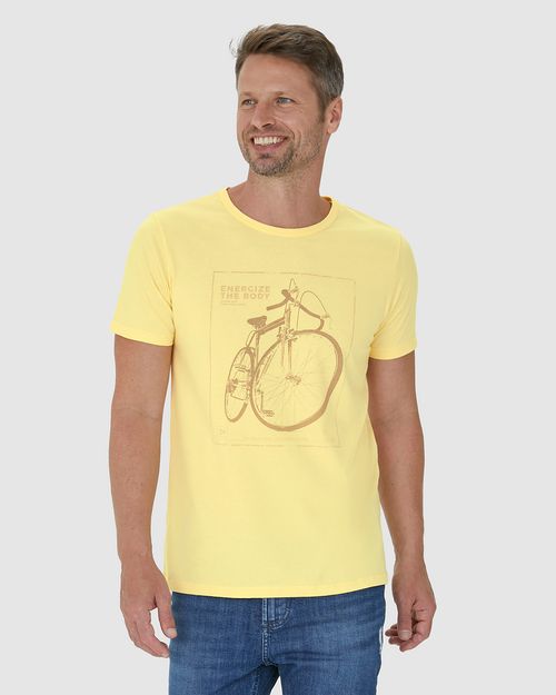 Camiseta Masculina Energize The Body Em Algodão