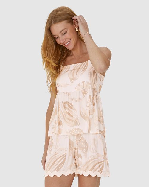 Regata Evasê Feminina Alça Sianinha Em Viscose
