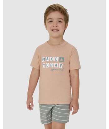 Pijama Infantil Menino Make Today Special - Natal Malwee Kids