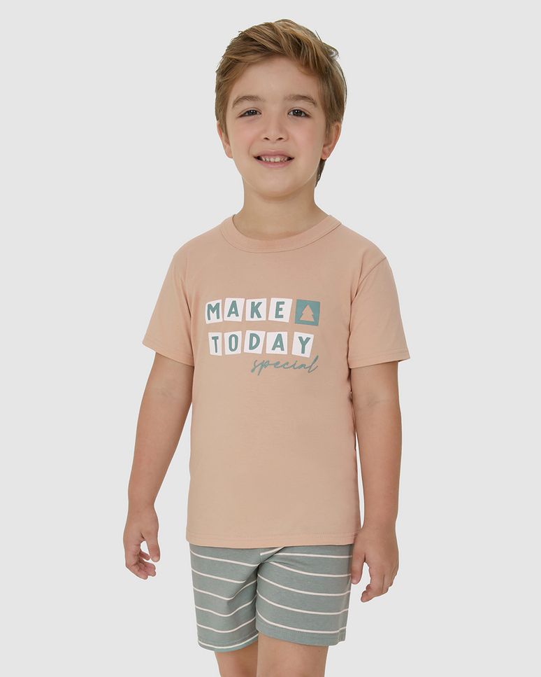 Pijama Infantil Menino Make Today Special - Natal Malwee Kids