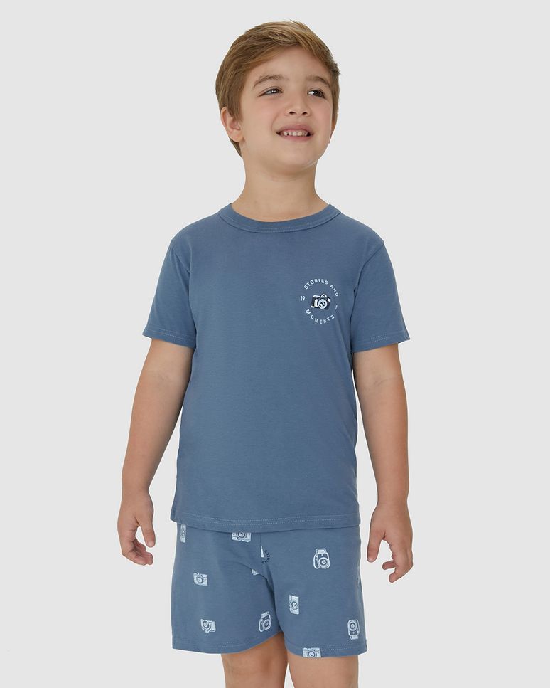 Pijama Infantil Menino Stories And Moments Em Algodão Malwee Kids