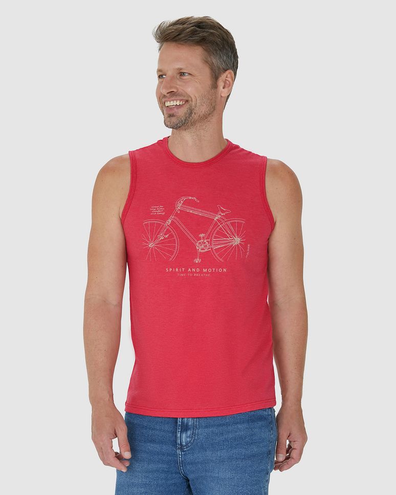 Regata Masculina Spirit And Motion Em Malha Mesclada