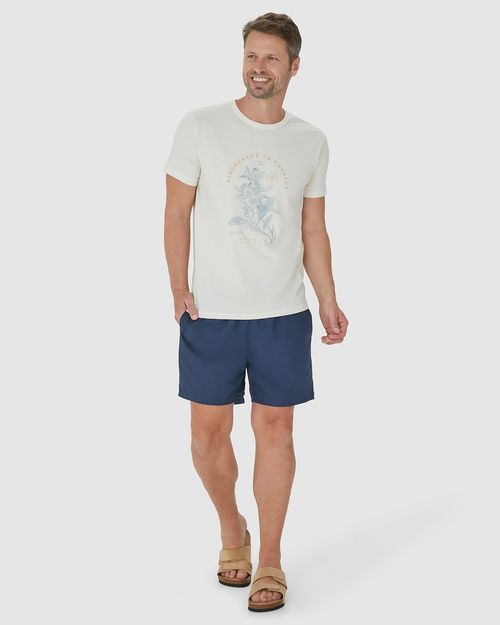 Shorts Masculino Dupla Face Estampado Em Tafetá