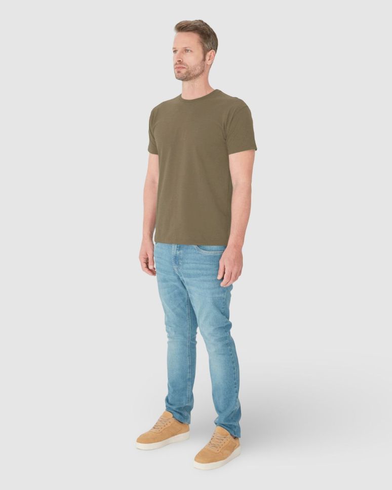 Camiseta Original Masculina Decote Redondo Em Algodão