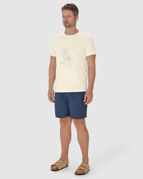 Camiseta Masculina Manga Curta Disconnect To Connect Em Algodão