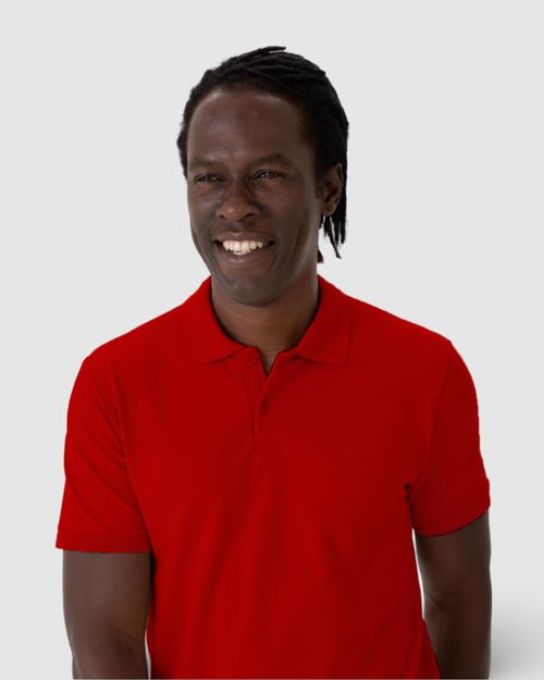 Camisa Polo Regular Masculina Em Piquet Stretch