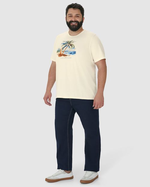 Camiseta Masculina Plus Size A Day To Refresh Em Algodão