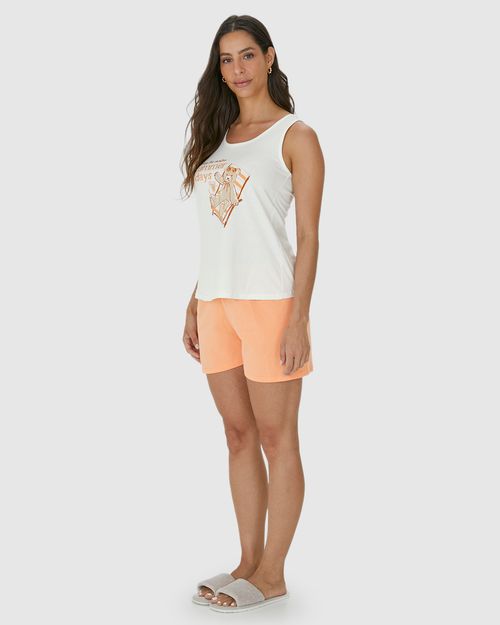 Pijama Feminino Enjoy The Vacation Summer Days Em Algodão