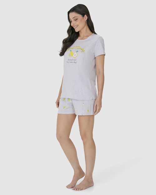 Pijama Feminino Blusa Good Morning Em Algodão