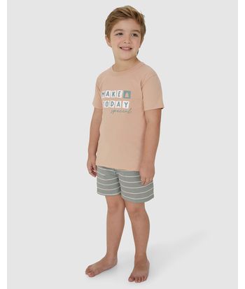 Pijama Infantil Menino Make Today Special - Natal Malwee Kids
