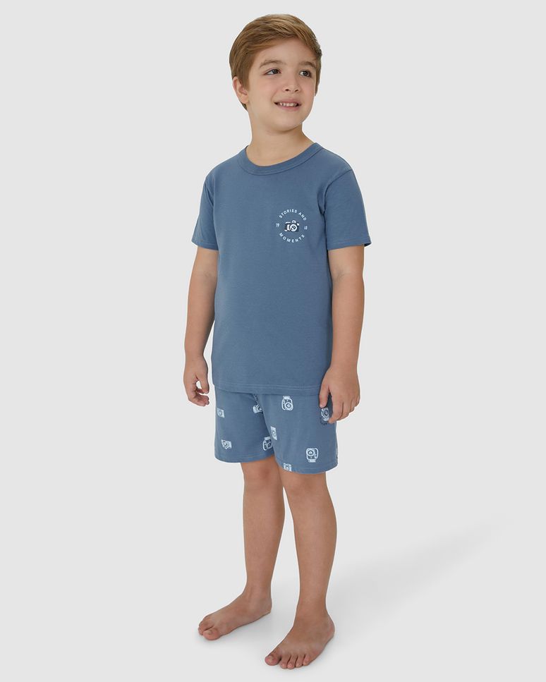 Pijama Infantil Menino Stories And Moments Em Algodão Malwee Kids