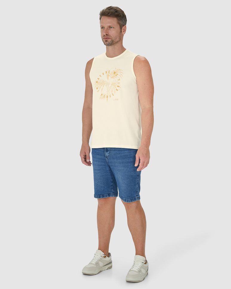 Regata Masculina In Nature We Find Peace Em Algodão