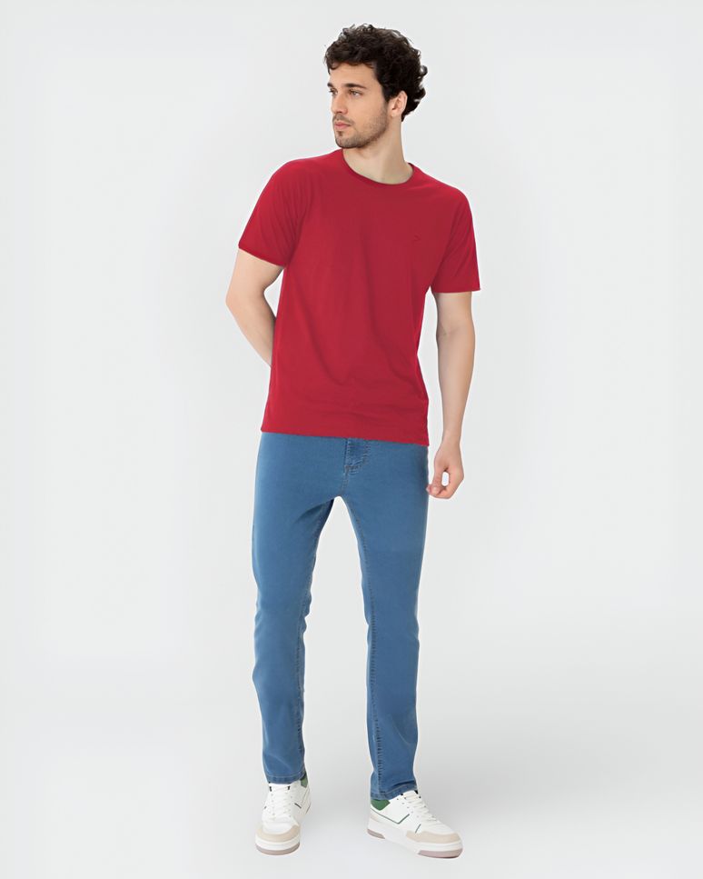 Camiseta Abraço Masculina Em Malha Comfy Touch