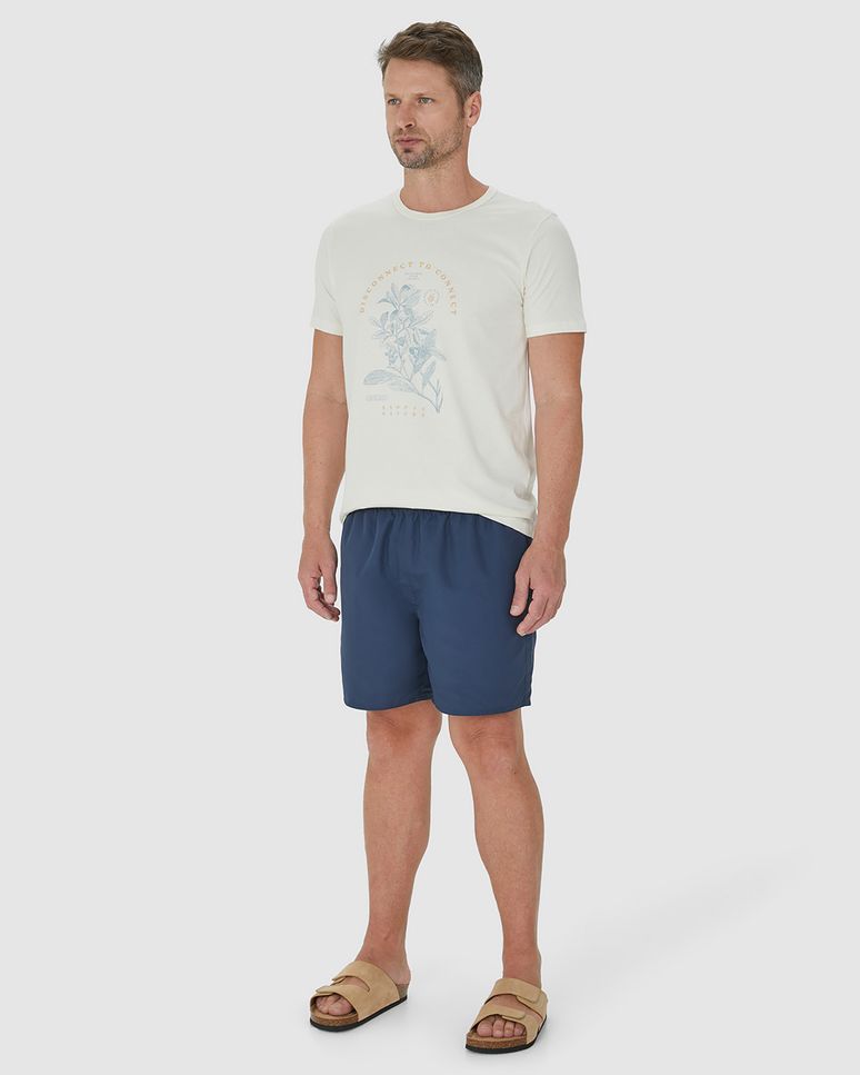 Shorts Masculino Dupla Face Estampado Em Tafetá