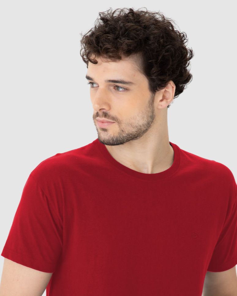 Camiseta Abraço Masculina Em Malha Comfy Touch