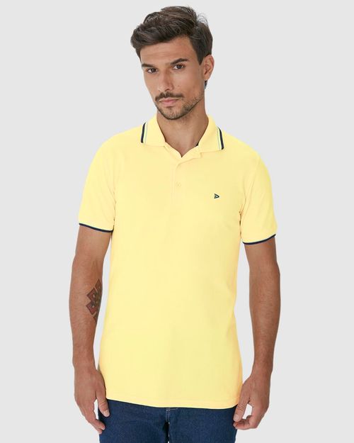 Camisa Polo Básica Masculina Em Piquet Premium